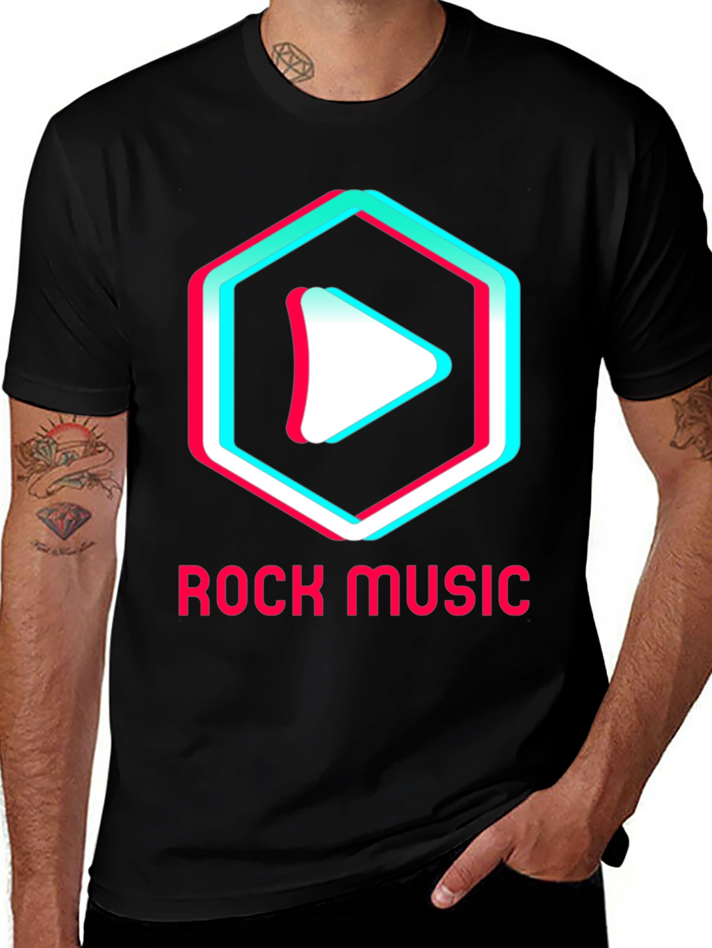 Rock Music Graphic Tee - Modern Style