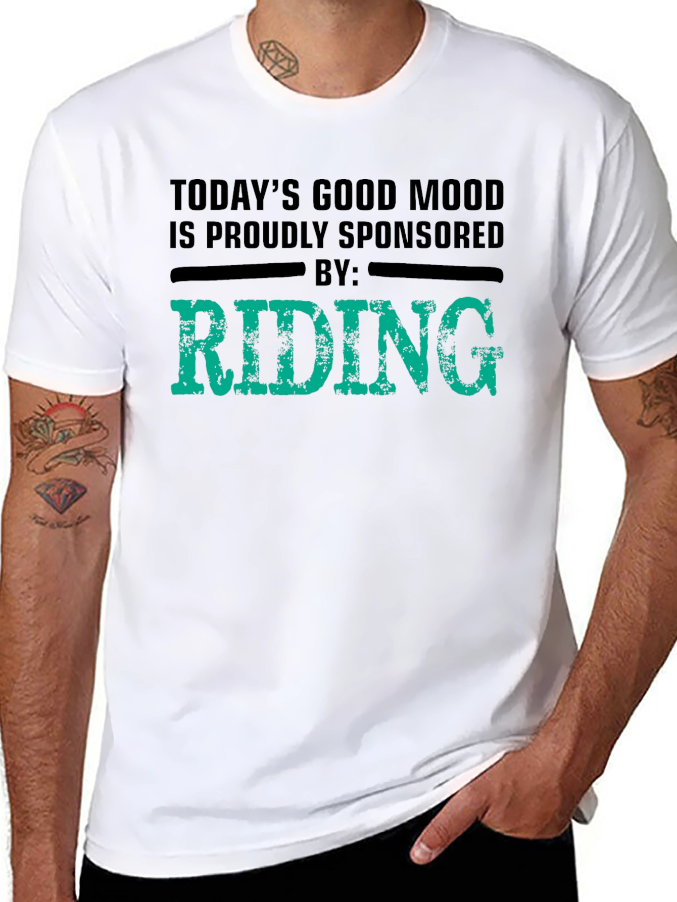 Riding Sponsored T-Shirt: Good Mood Maker