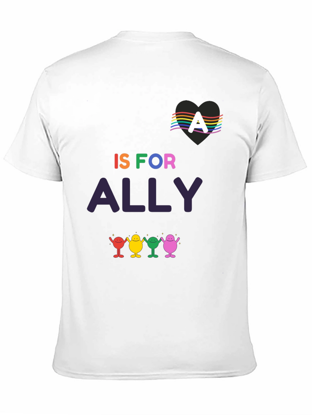 Ally Pride T-Shirt - LGBTQ+ Supporter Tee