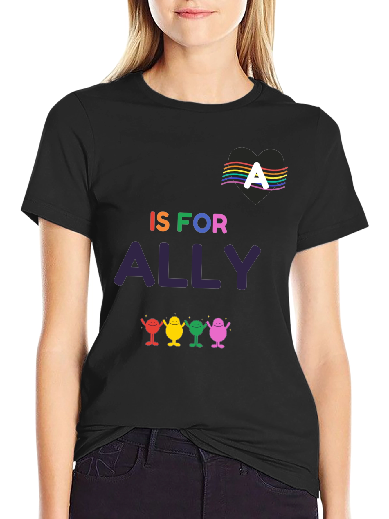 Ally Pride T-Shirt - LGBTQ+ Supporter Tee