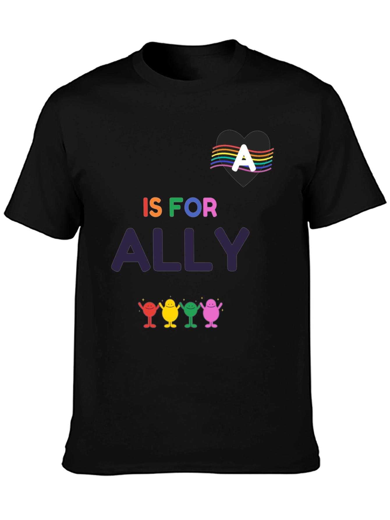 Ally Pride T-Shirt - LGBTQ+ Supporter Tee