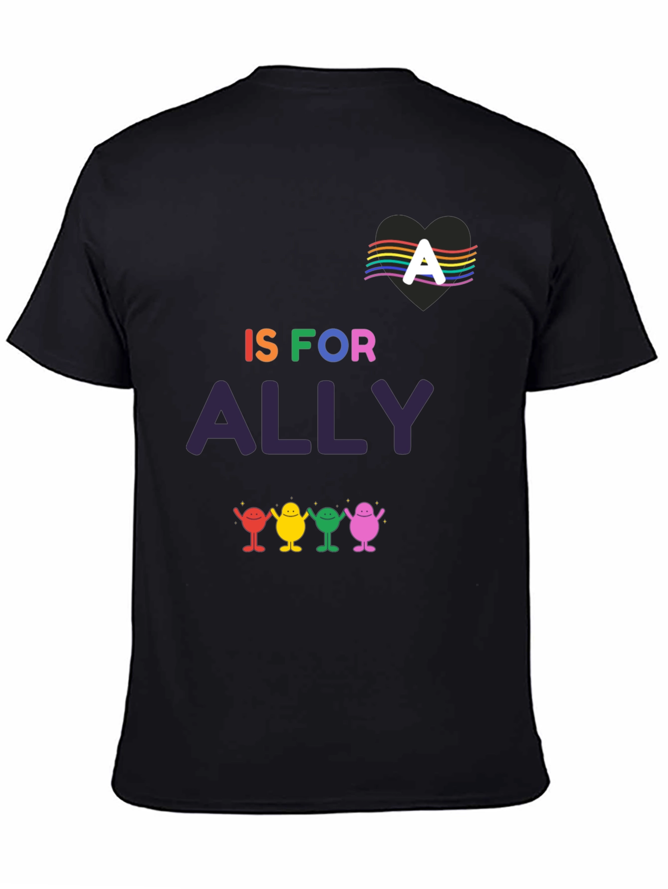 Ally Pride T-Shirt - LGBTQ+ Supporter Tee