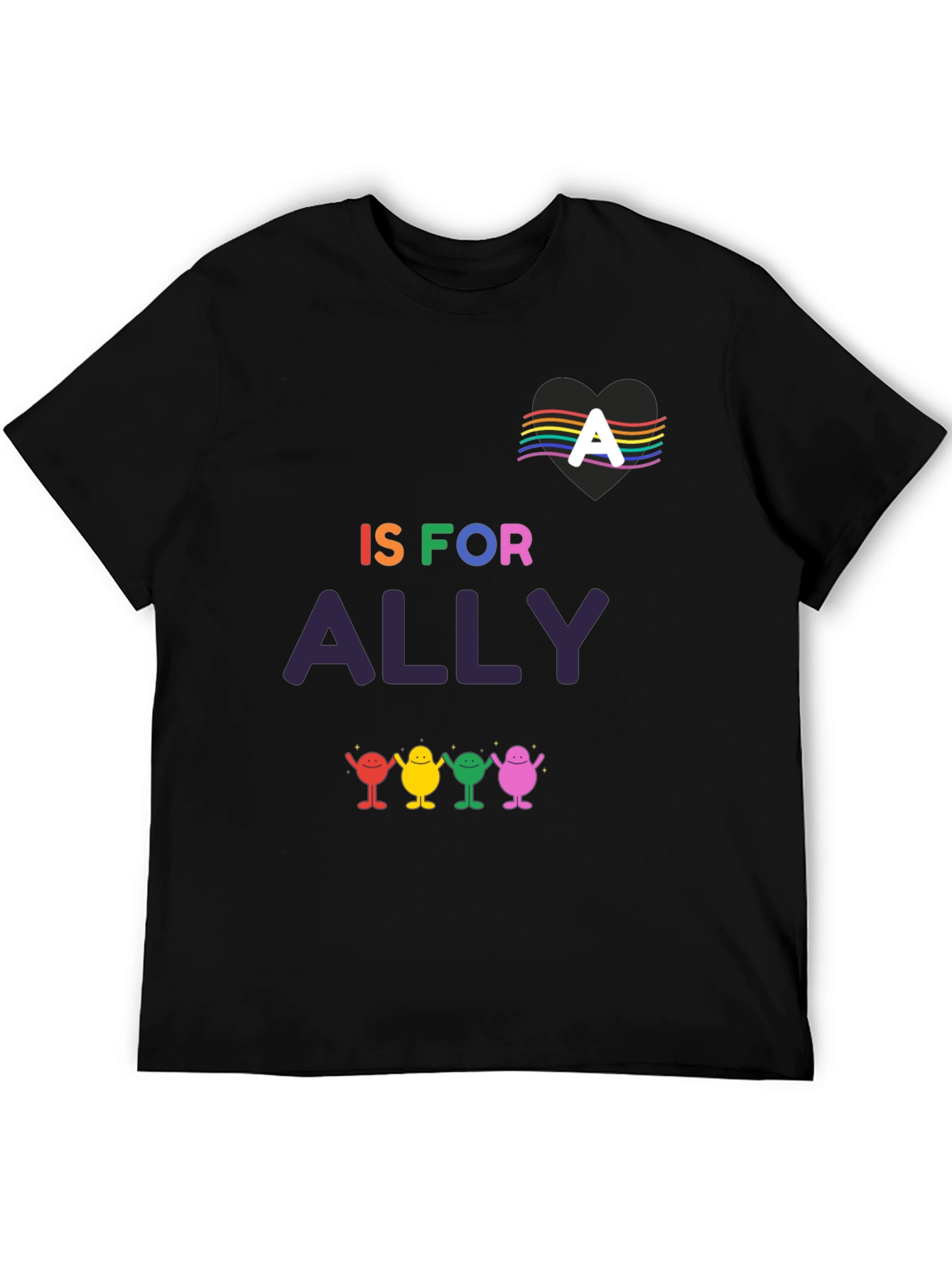 Ally Pride T-Shirt - LGBTQ+ Supporter Tee