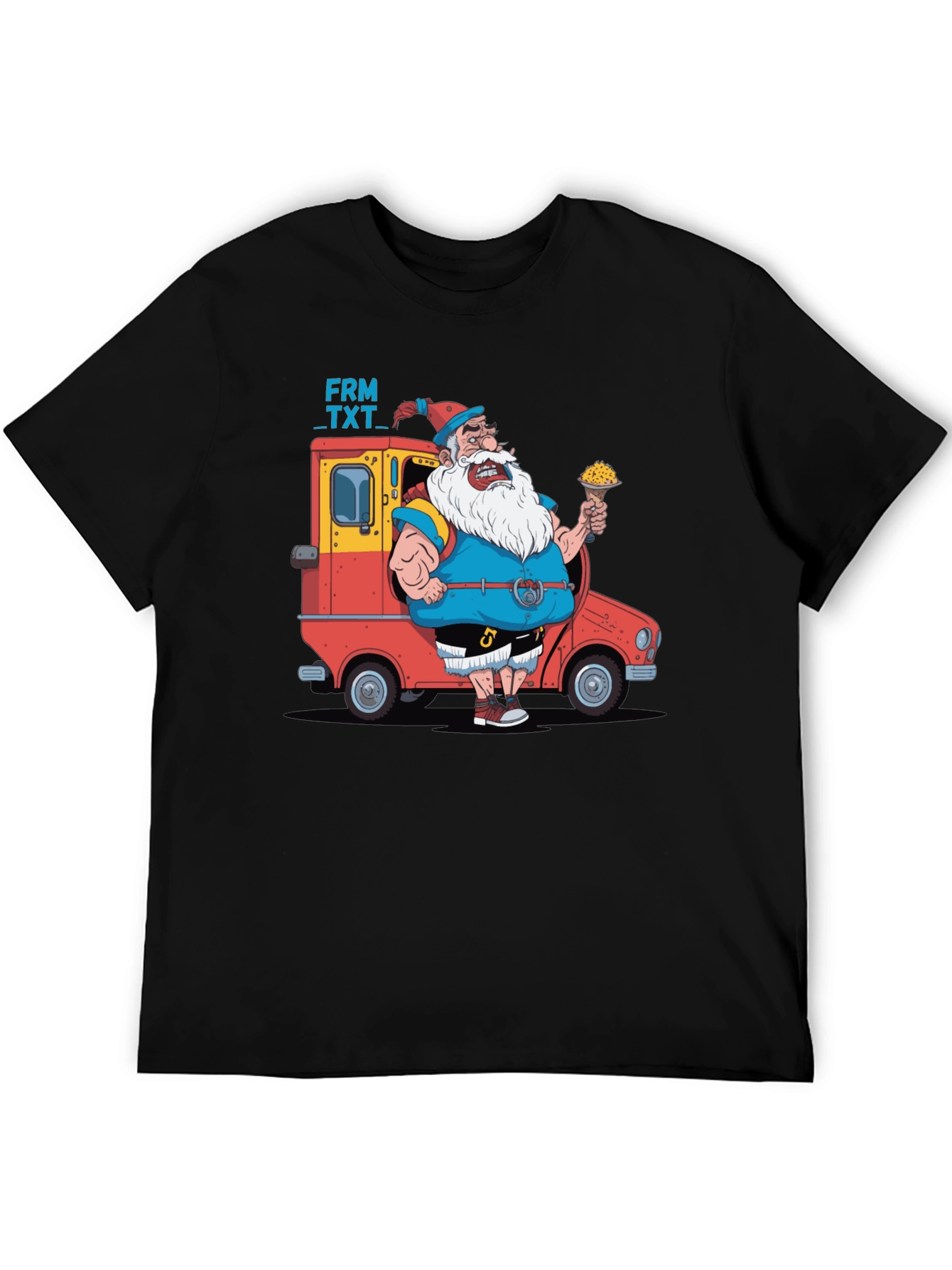 Cartoon Santa T-Shirt