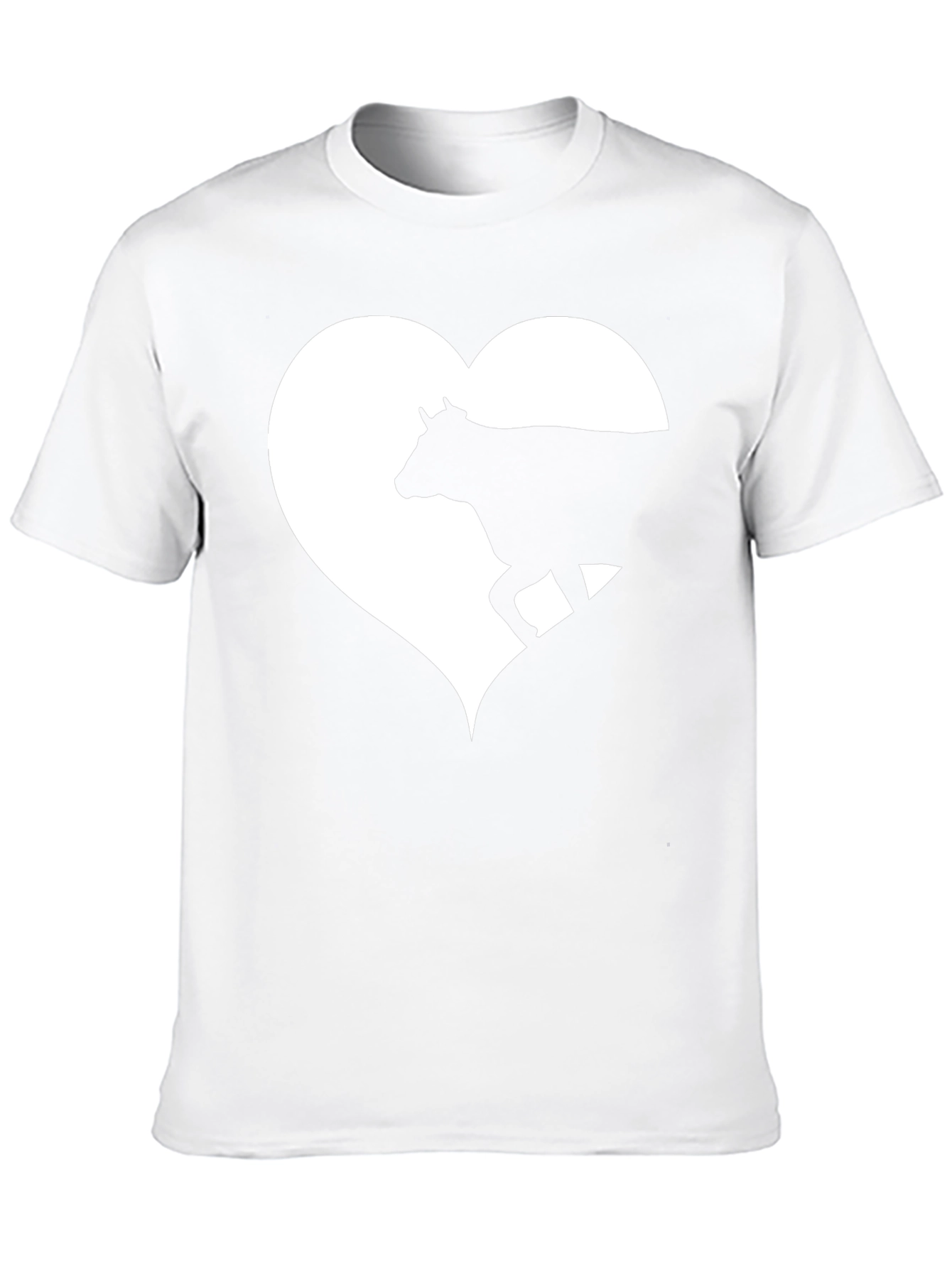Cow Heart Graphic Tee - Mens Black T-Shirt
