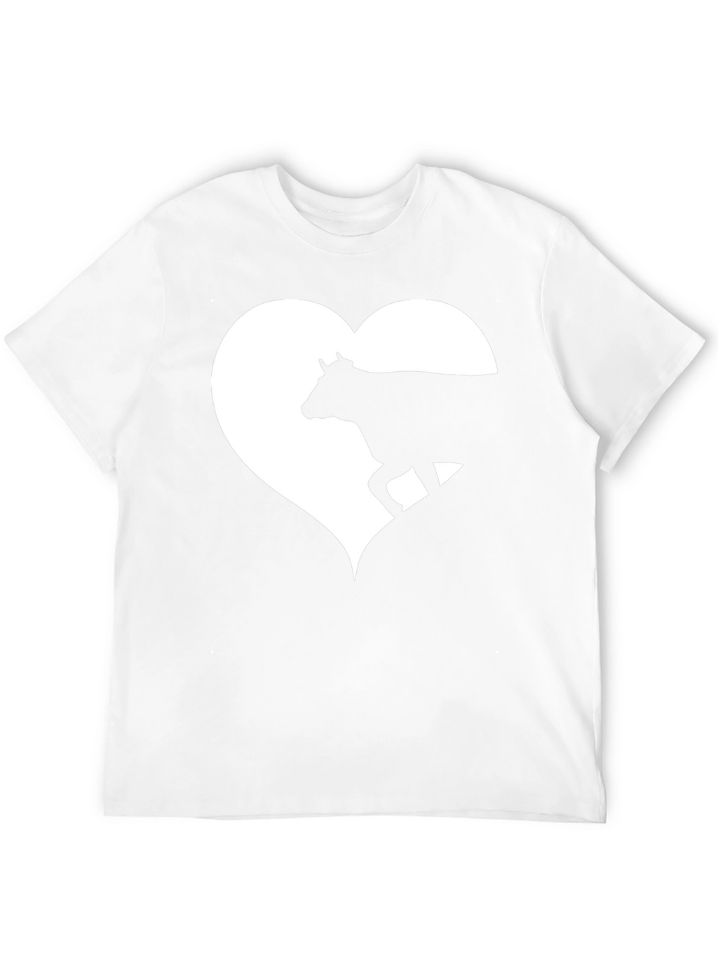 Cow Heart Graphic Tee - Mens Black T-Shirt