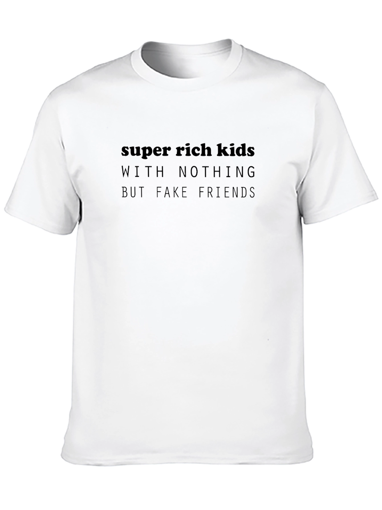 Super Rich Kids Graphic T-Shirt - Black