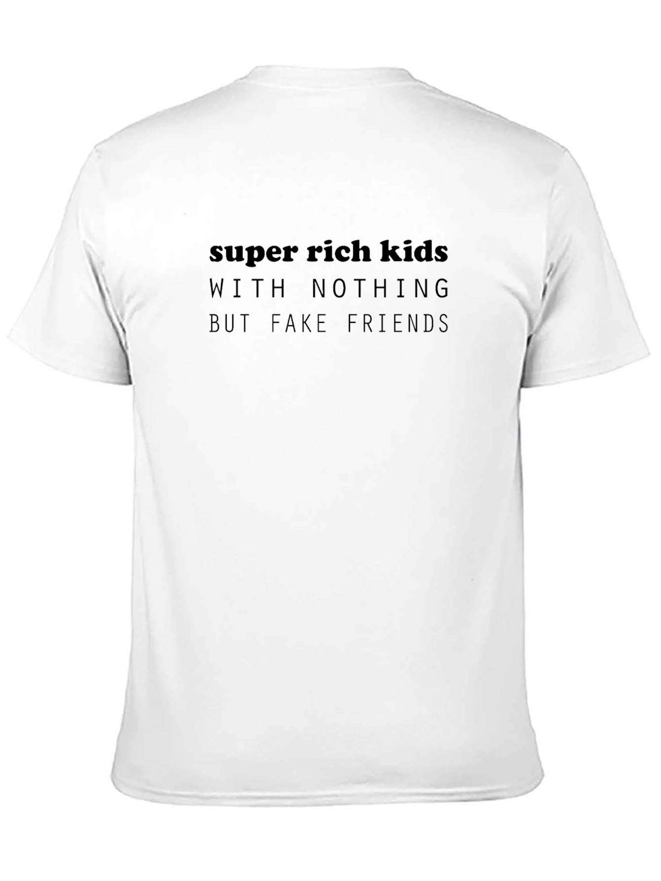 Super Rich Kids Graphic T-Shirt - Black