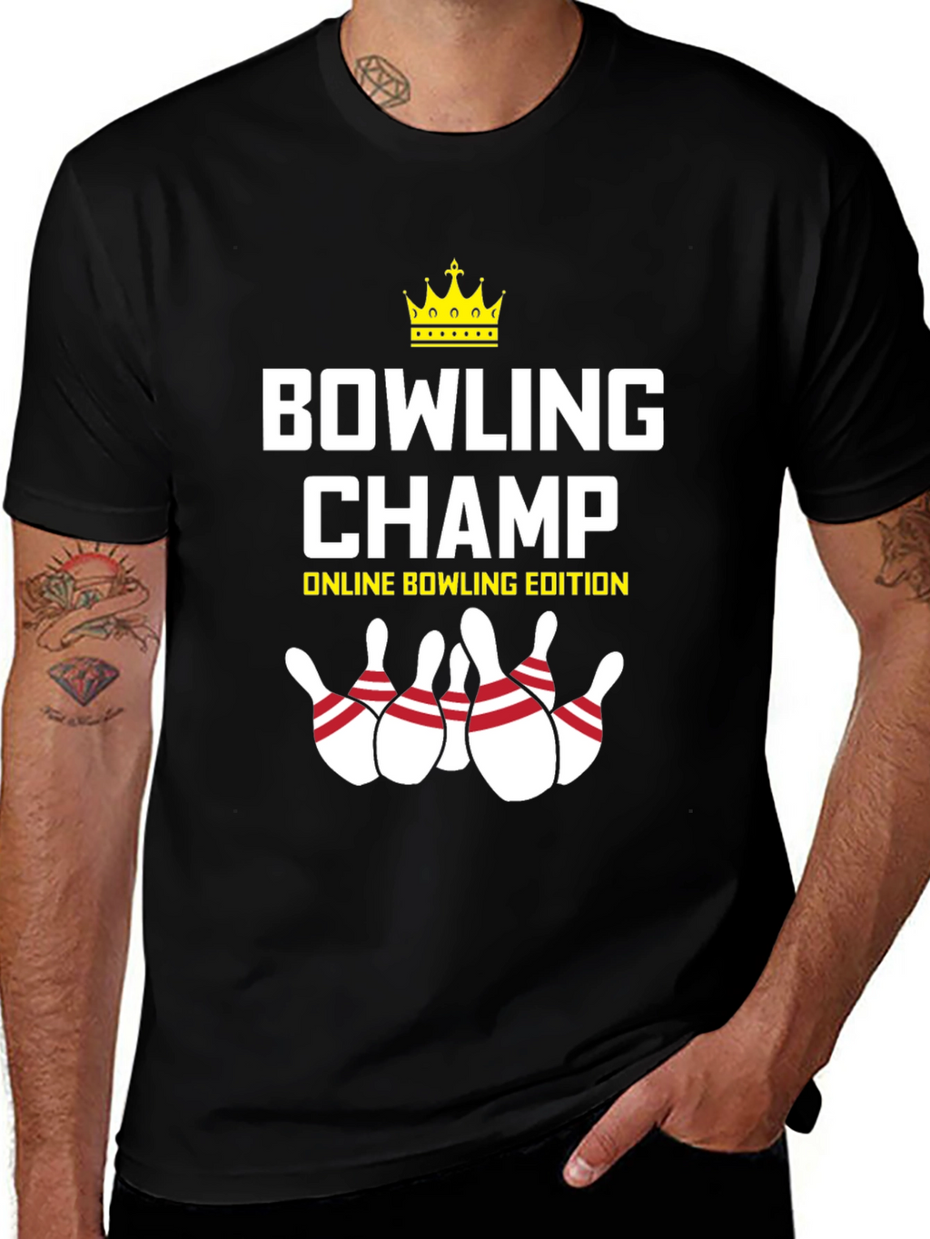 Bowling Champ Graphic Tee - Online Edition