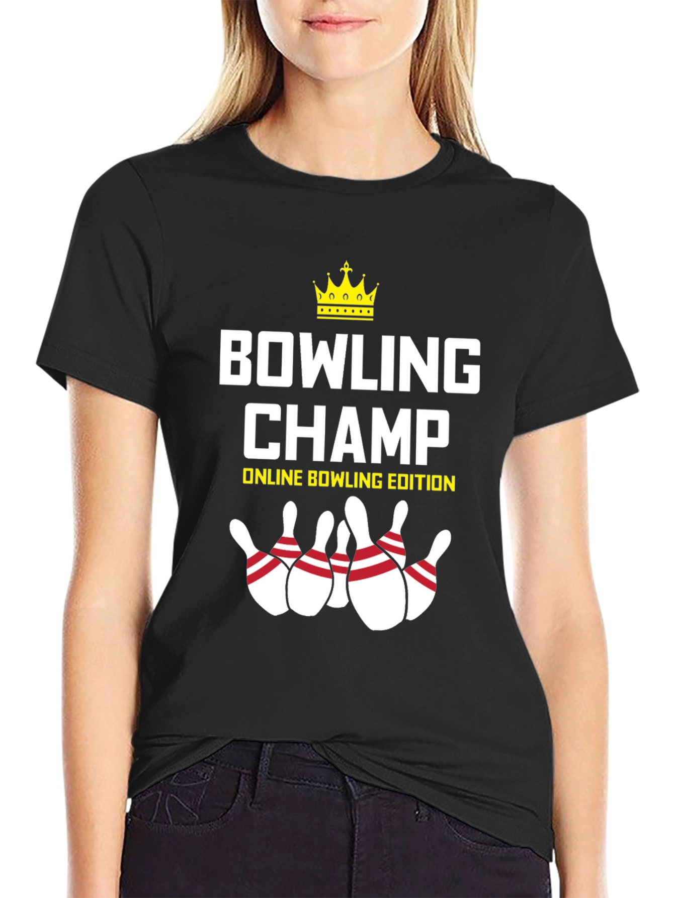 Bowling Champ Graphic Tee - Online Edition