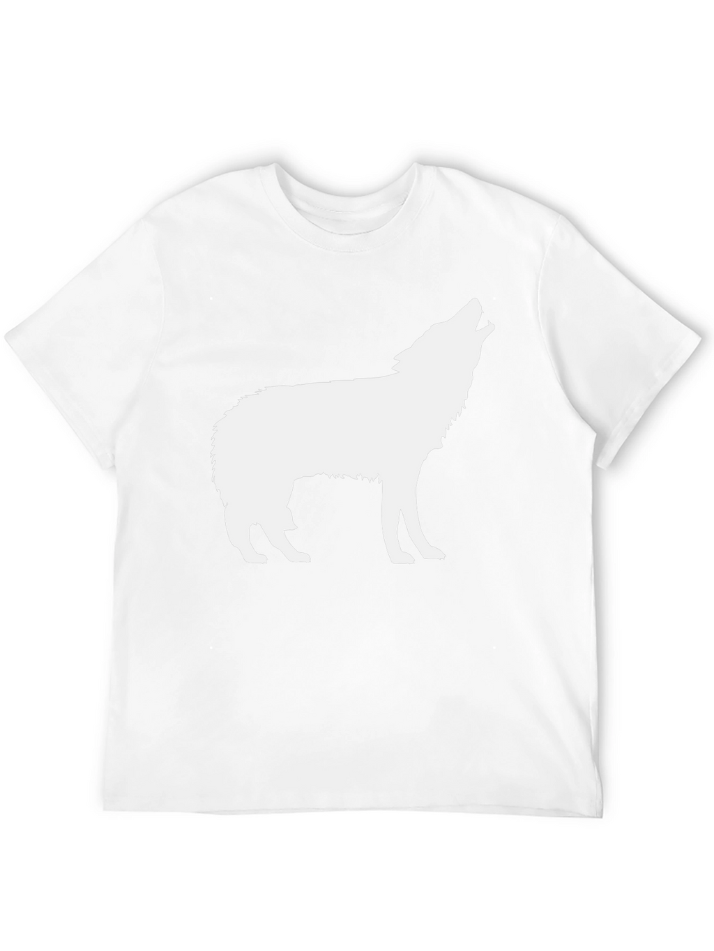 Black Wolf Silhouette Graphic T-Shirt