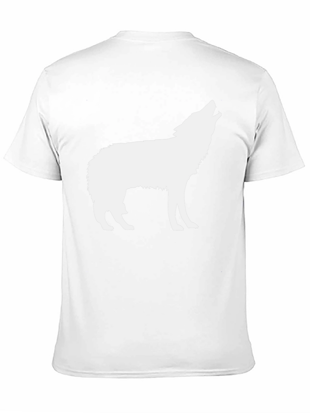 Black Wolf Silhouette Graphic T-Shirt