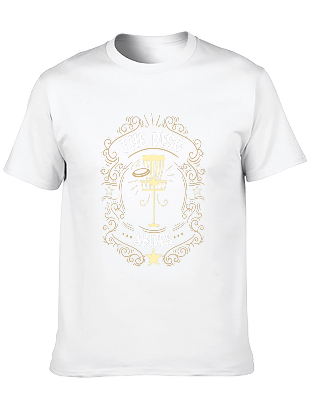 The Disc Abides T-Shirt - Disc Golf Tee