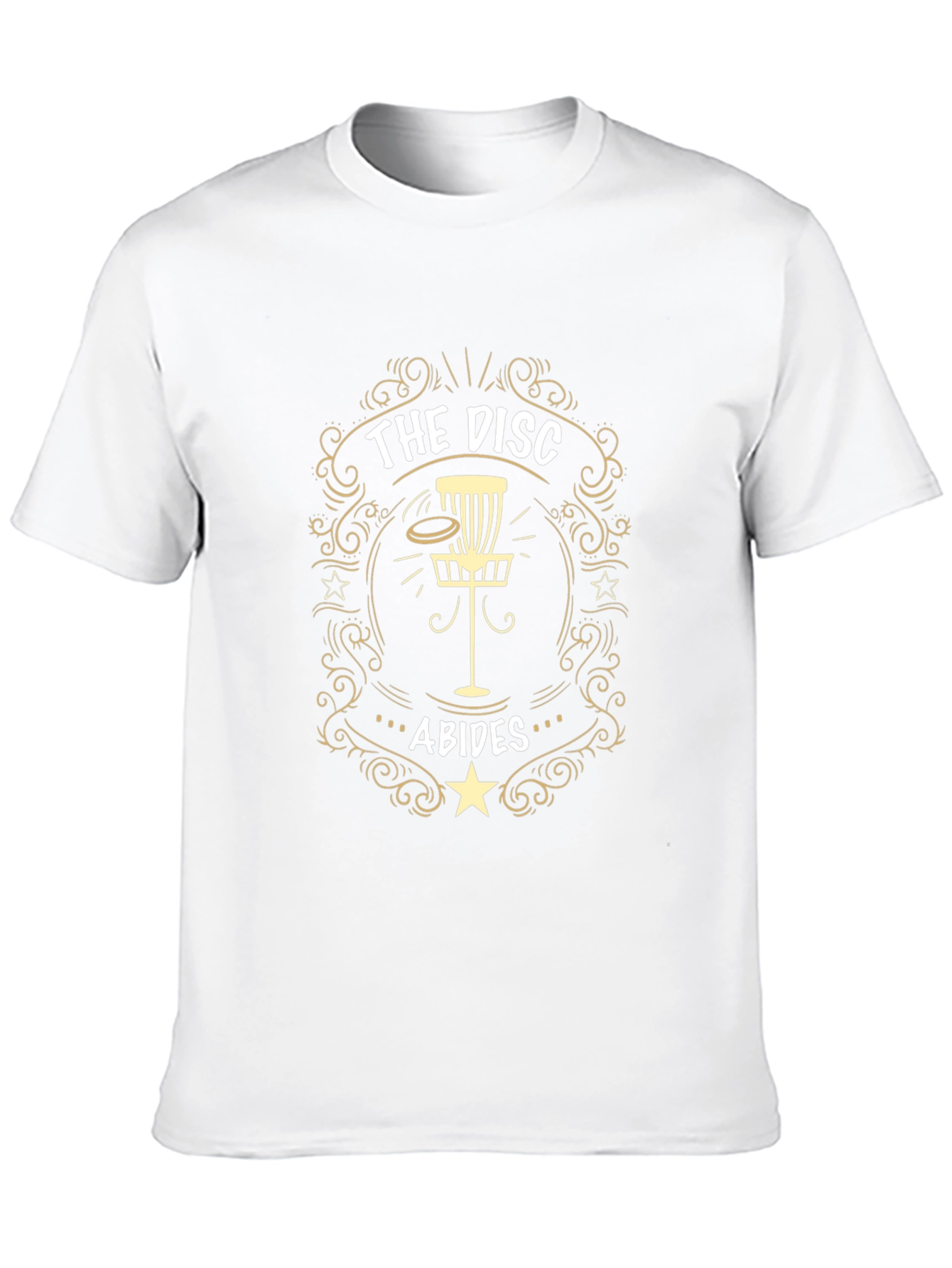 The Disc Abides T-Shirt - Disc Golf Tee