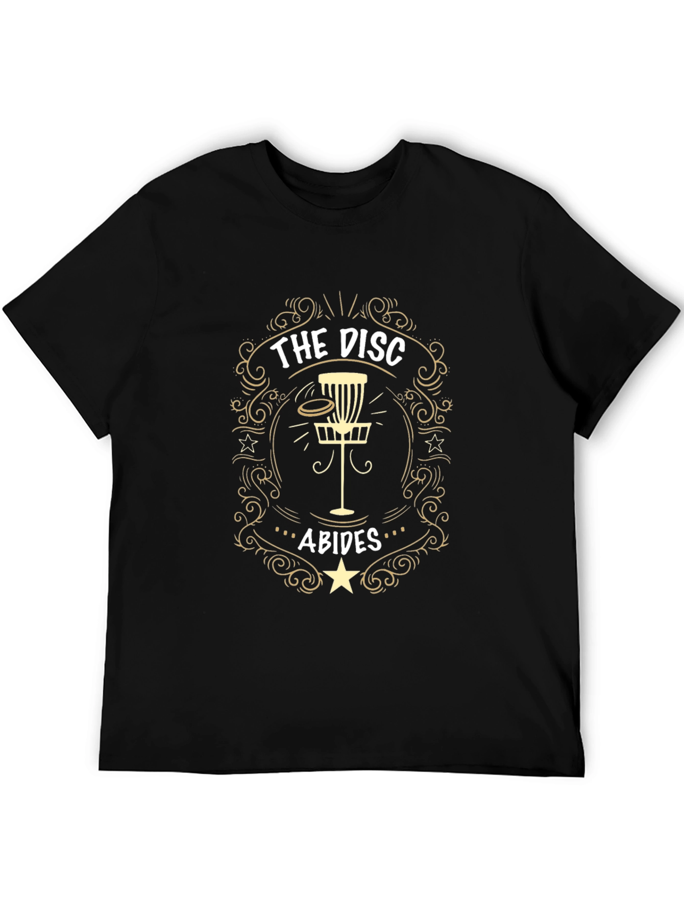The Disc Abides T-Shirt - Disc Golf Tee