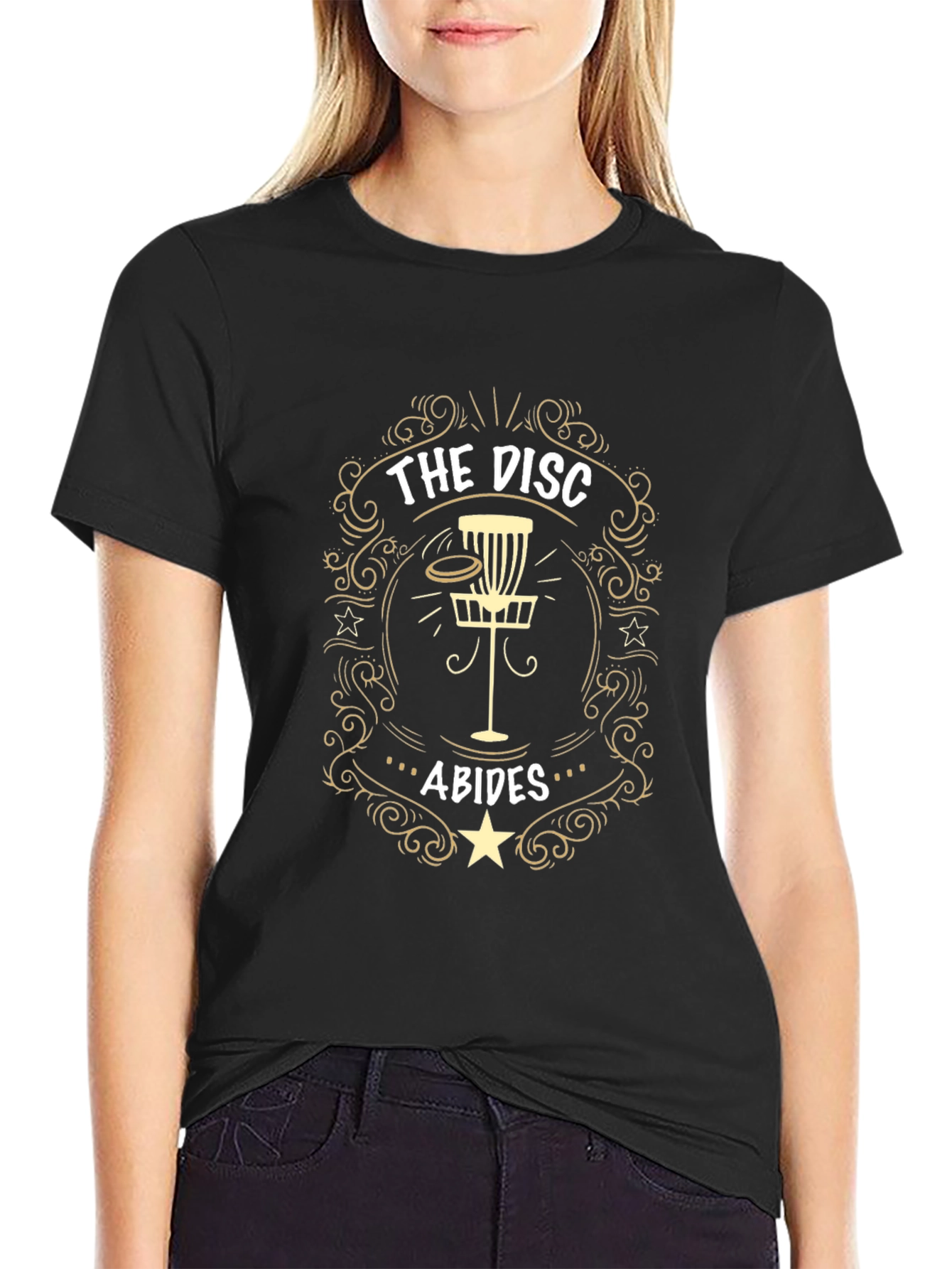 The Disc Abides T-Shirt - Disc Golf Tee