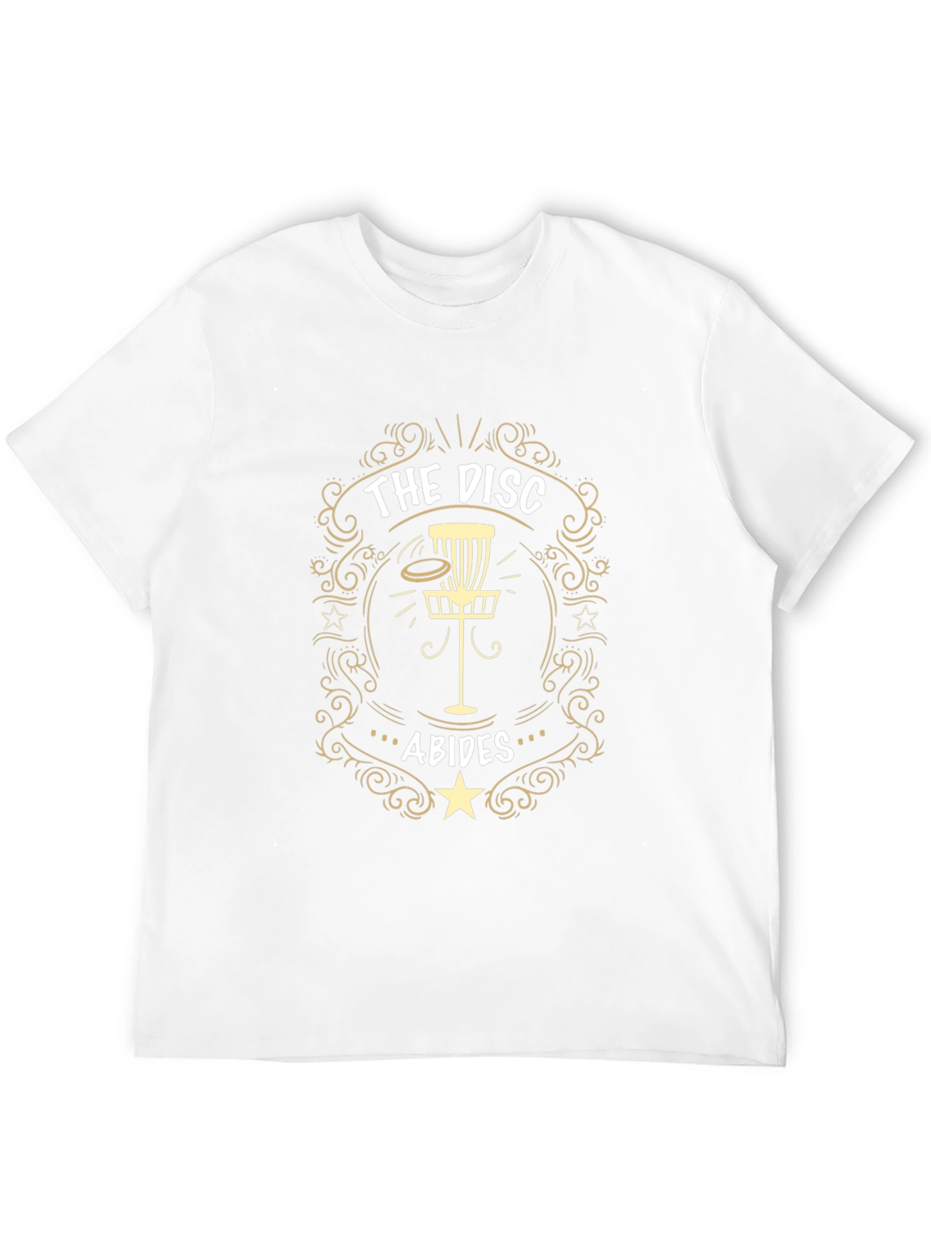 The Disc Abides T-Shirt - Disc Golf Tee