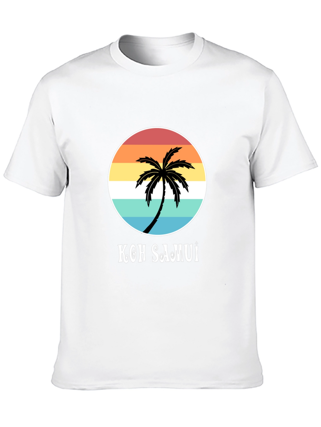 Koh Samui Palm Tree Graphic T-Shirt - Island Style