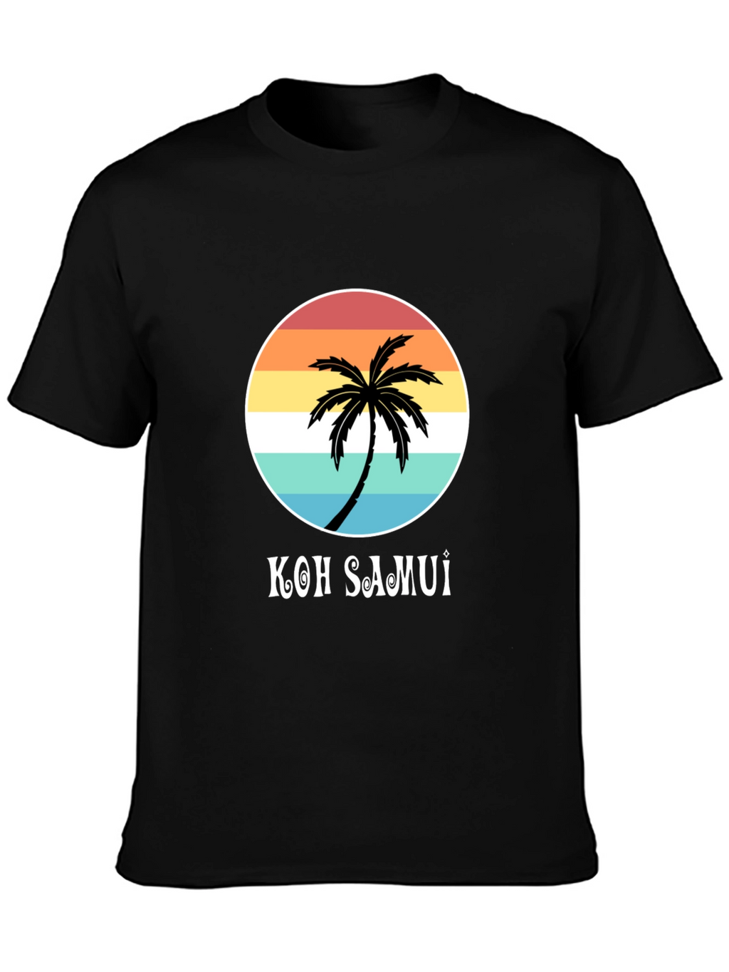 Koh Samui Palm Tree Graphic T-Shirt - Island Style