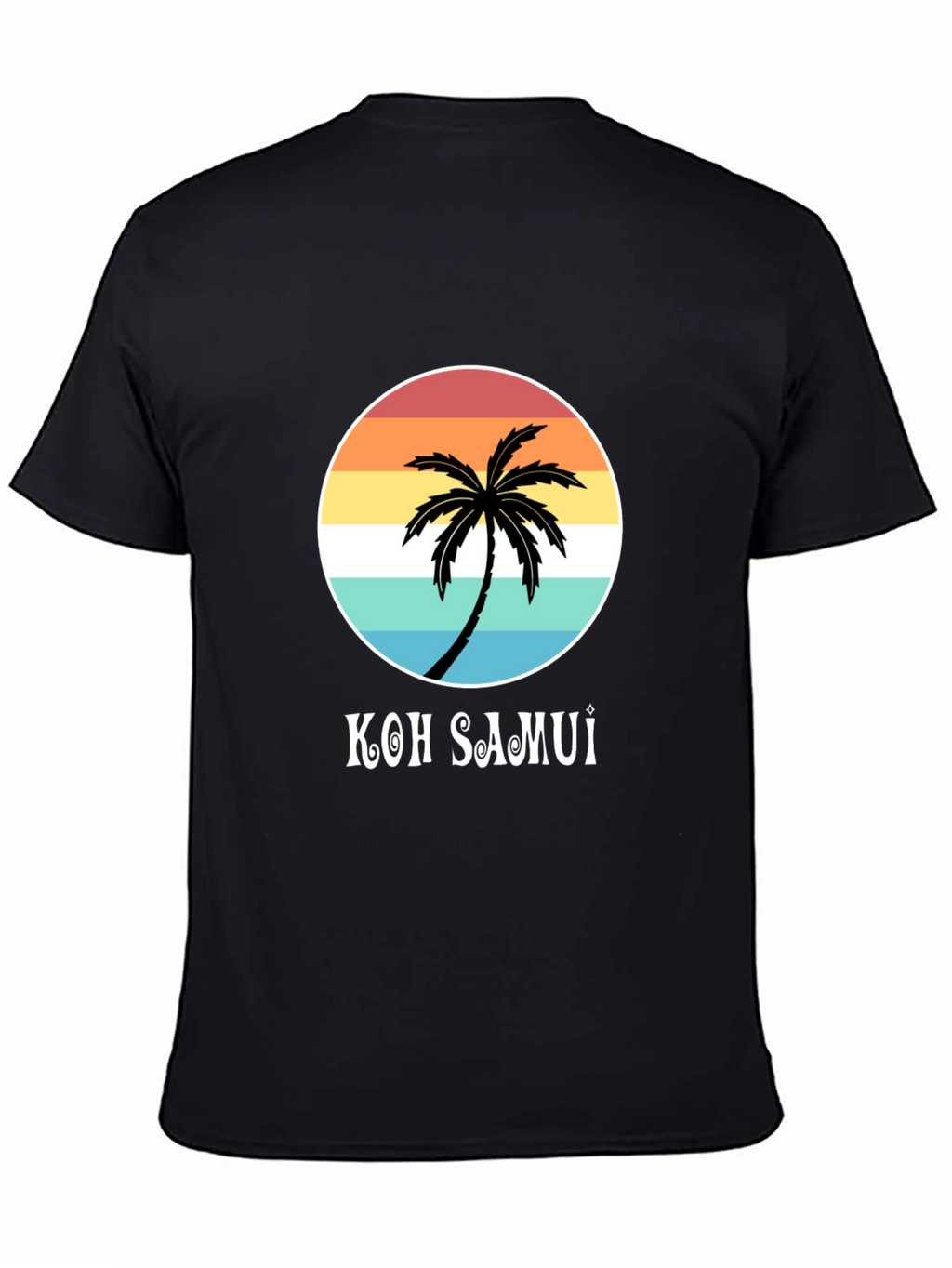 Koh Samui Palm Tree Graphic T-Shirt - Island Style