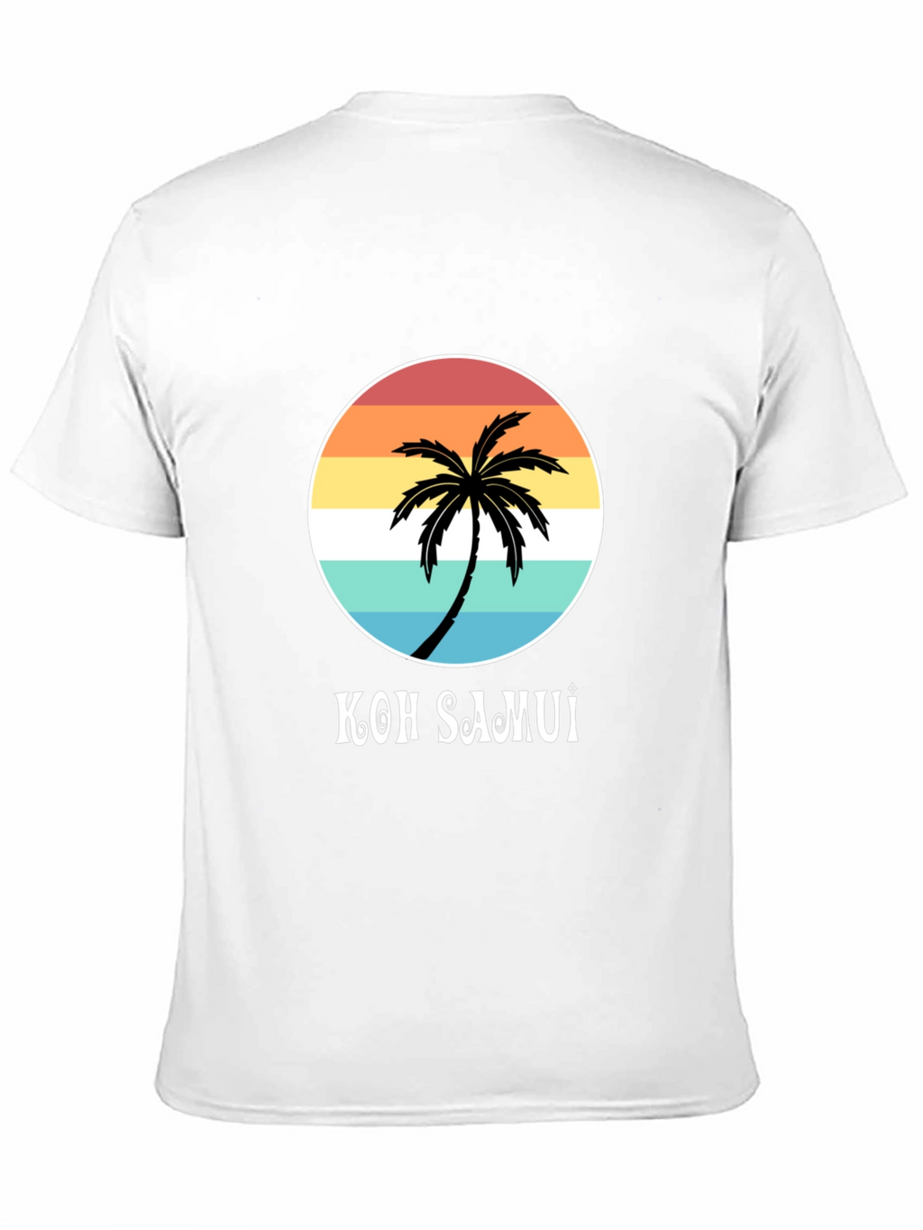 Koh Samui Palm Tree Graphic T-Shirt - Island Style