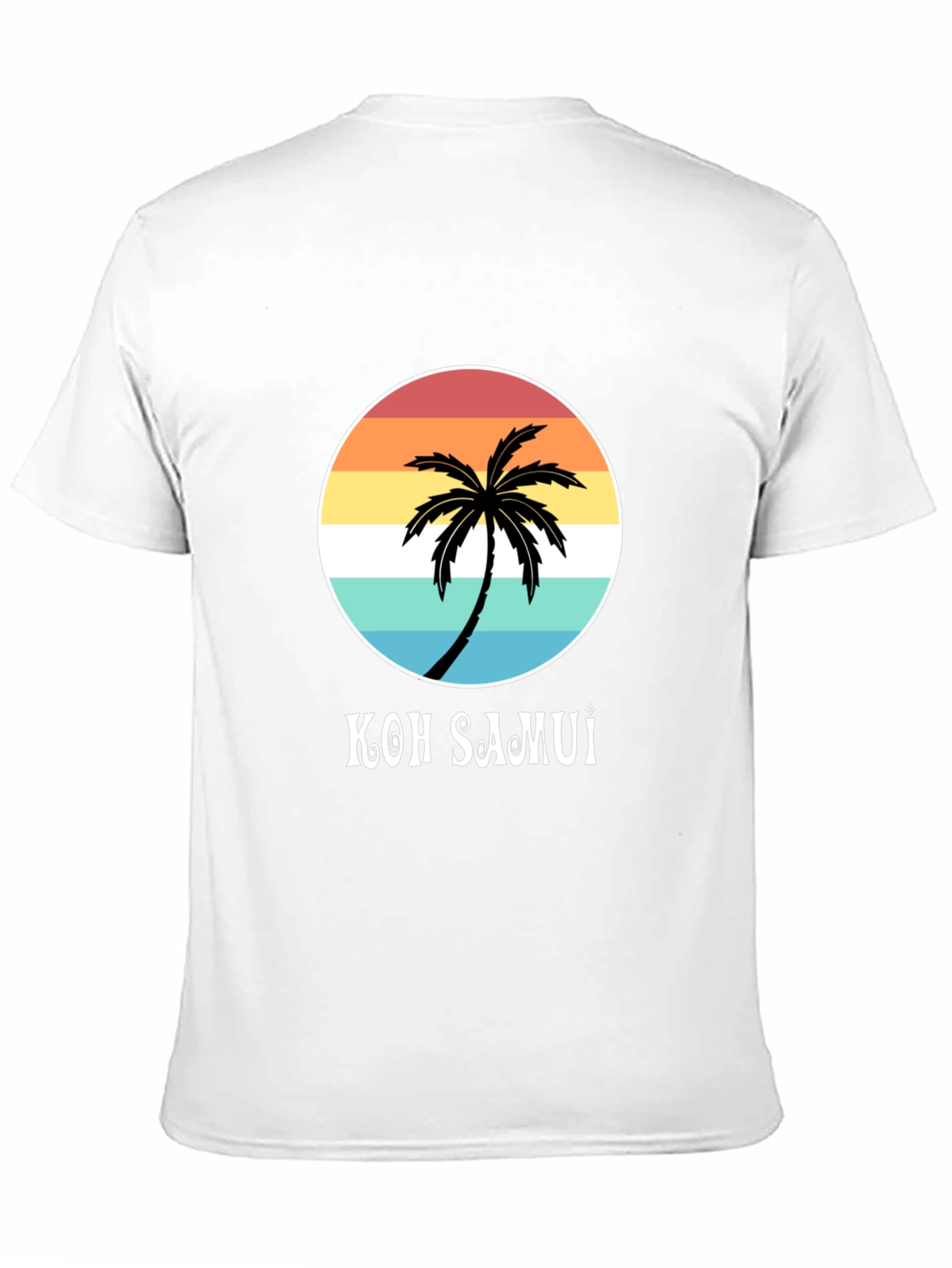 Koh Samui Palm Tree Graphic T-Shirt - Island Style