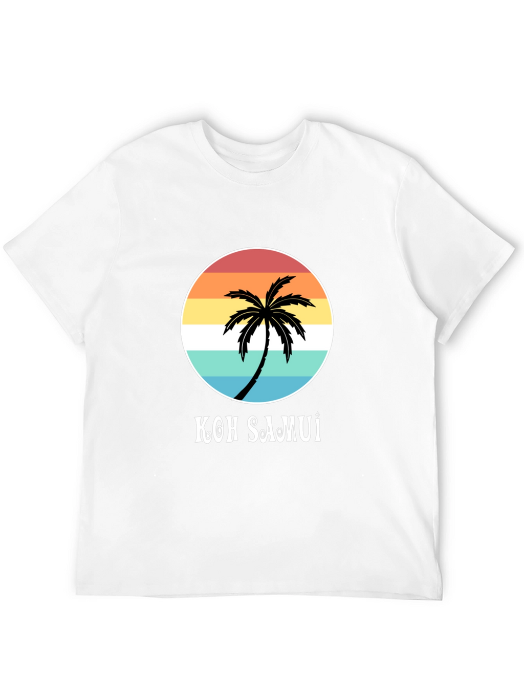 Koh Samui Palm Tree Graphic T-Shirt - Island Style