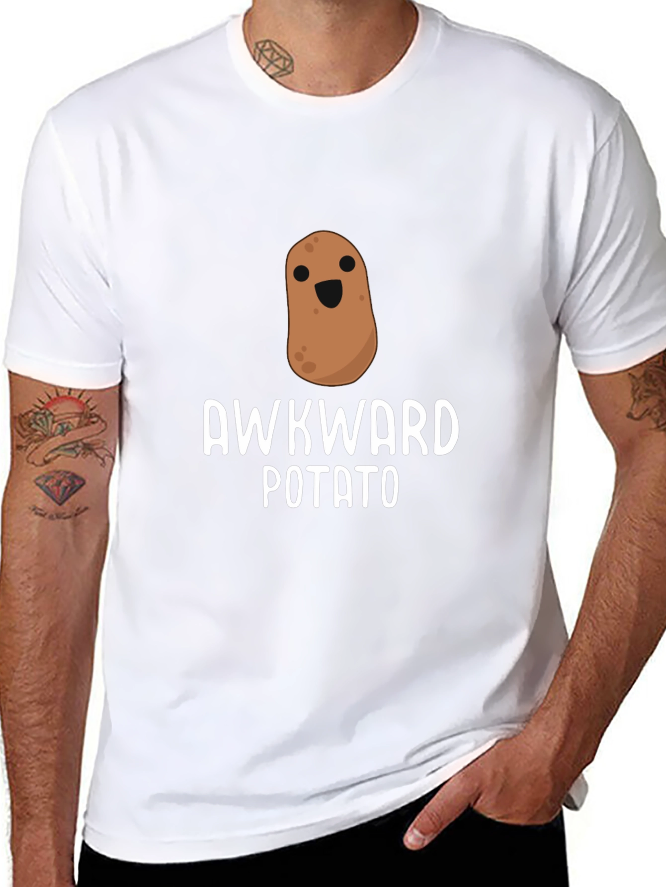 Awkward Potato Graphic T-Shirt