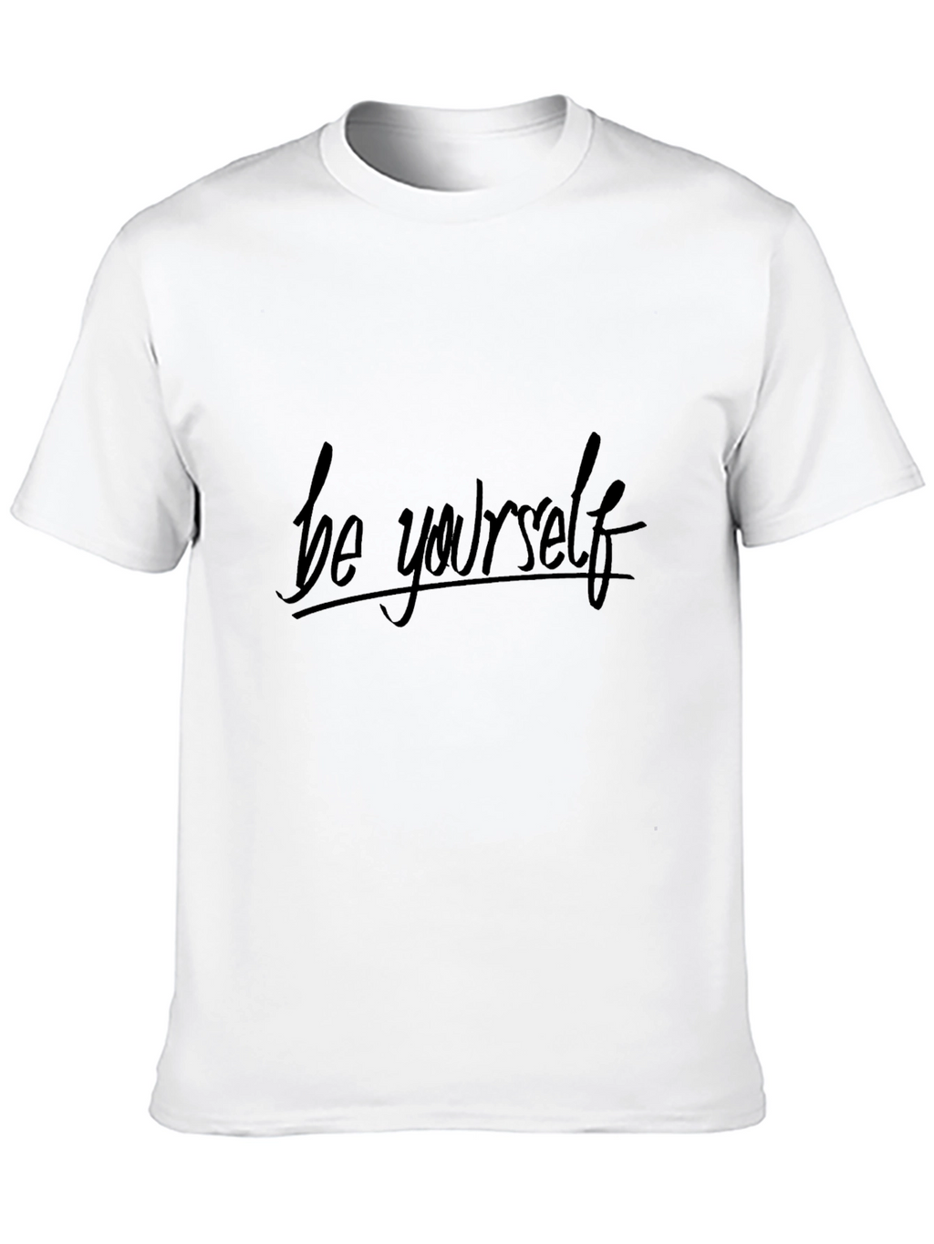 Be Yourself Black T-Shirt