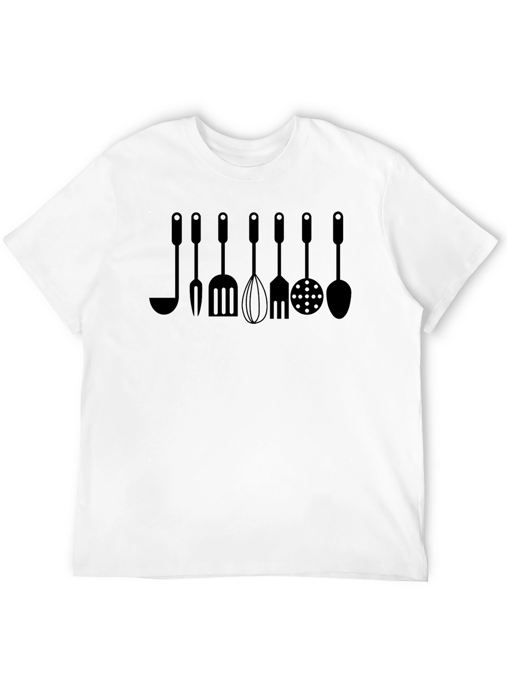 Chef Utensils Graphic T-Shirt - Kitchen Inspired Tee