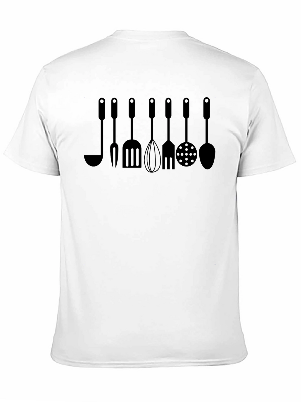 Chef Utensils Graphic T-Shirt - Kitchen Inspired Tee