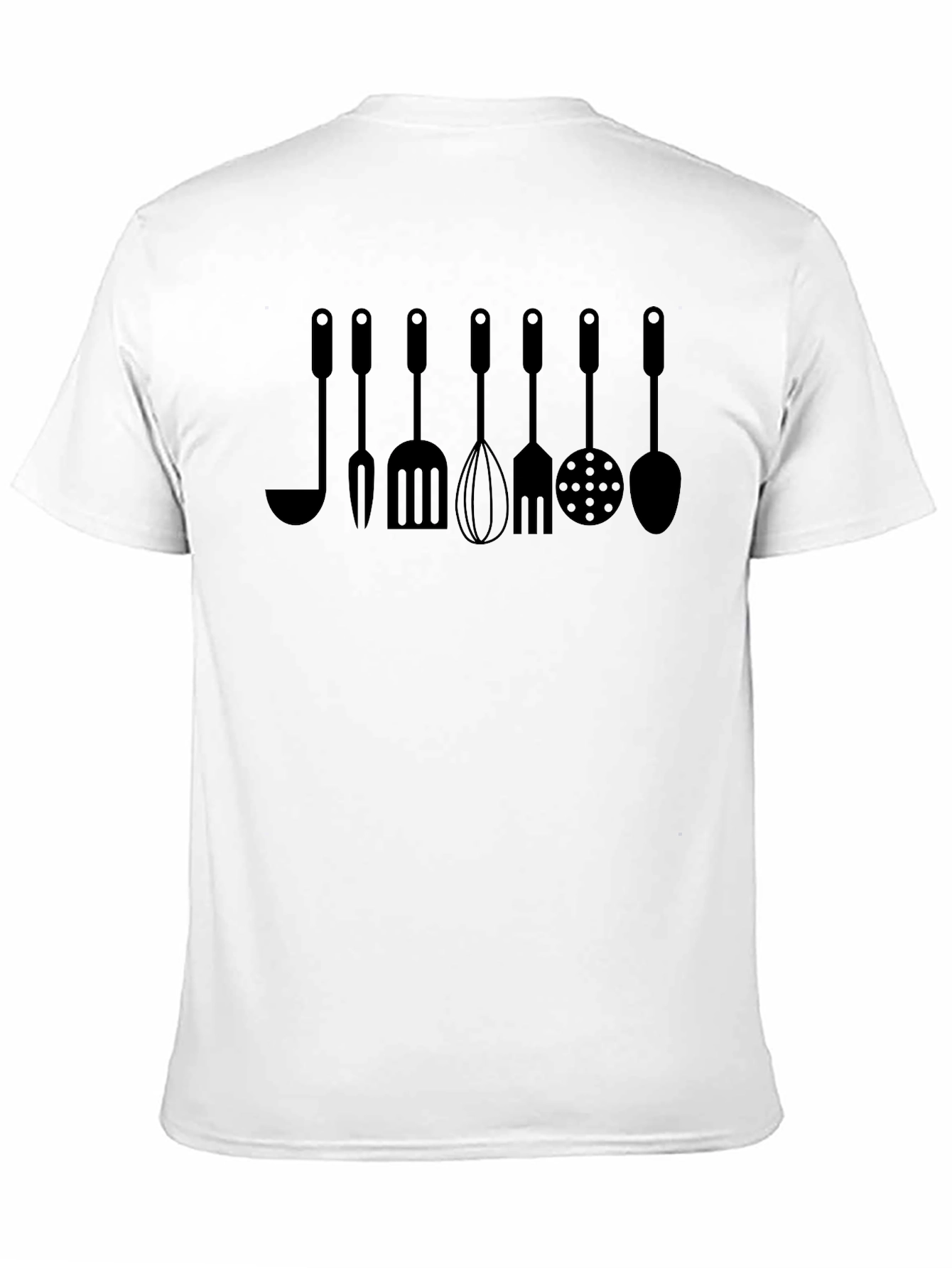 Chef Utensils Graphic T-Shirt - Kitchen Inspired Tee