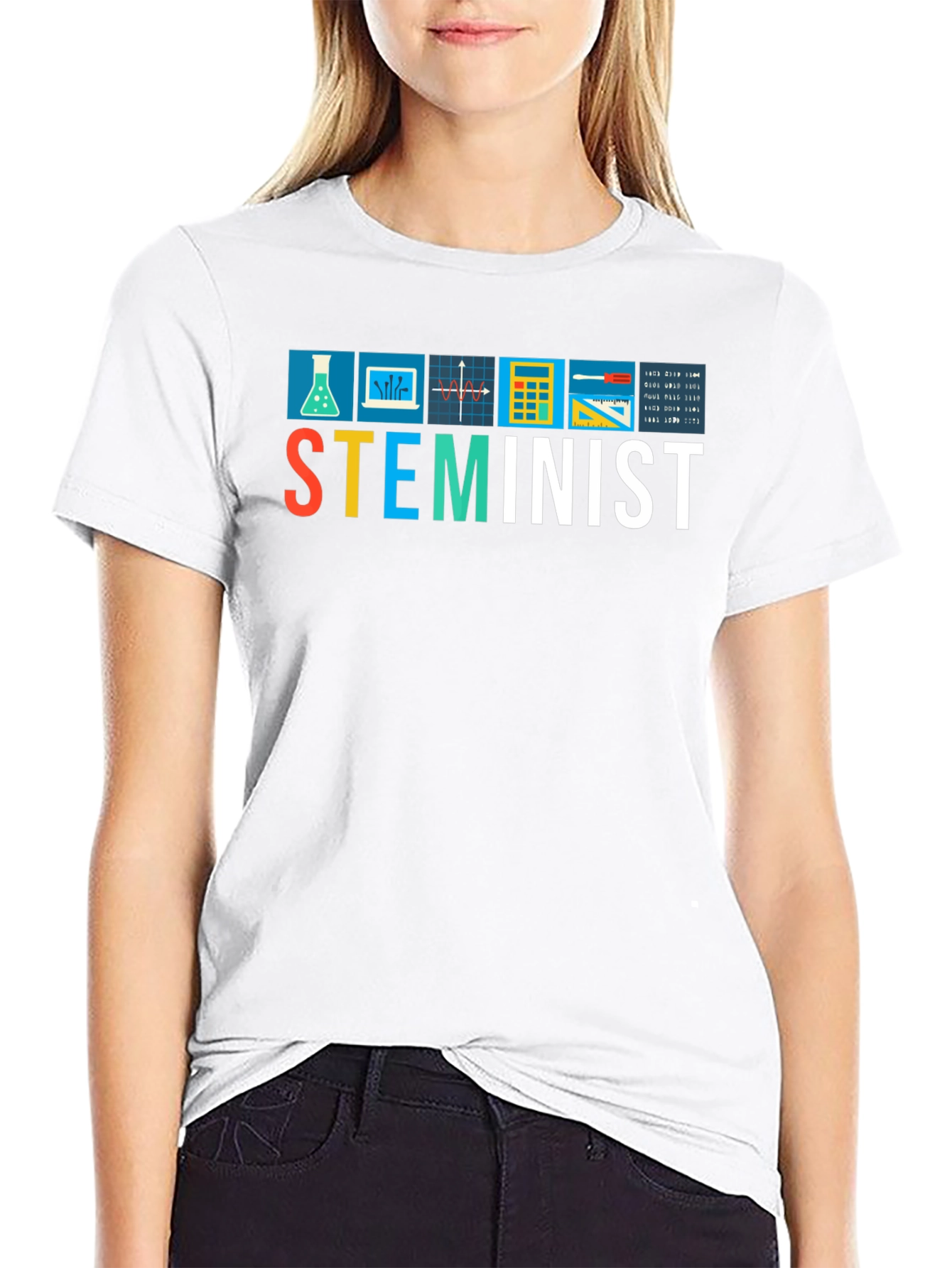 STEMinist T-Shirt - Science Tech Engineering Math Feminist Tee