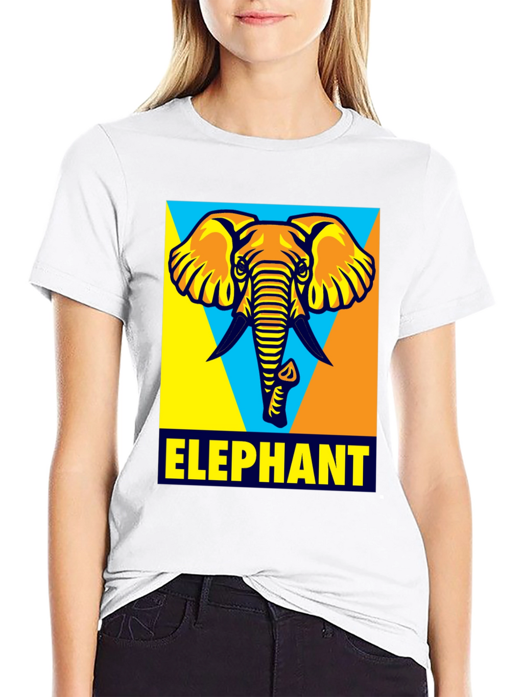 Elephant Graphic T-Shirt - Cool Animal Design