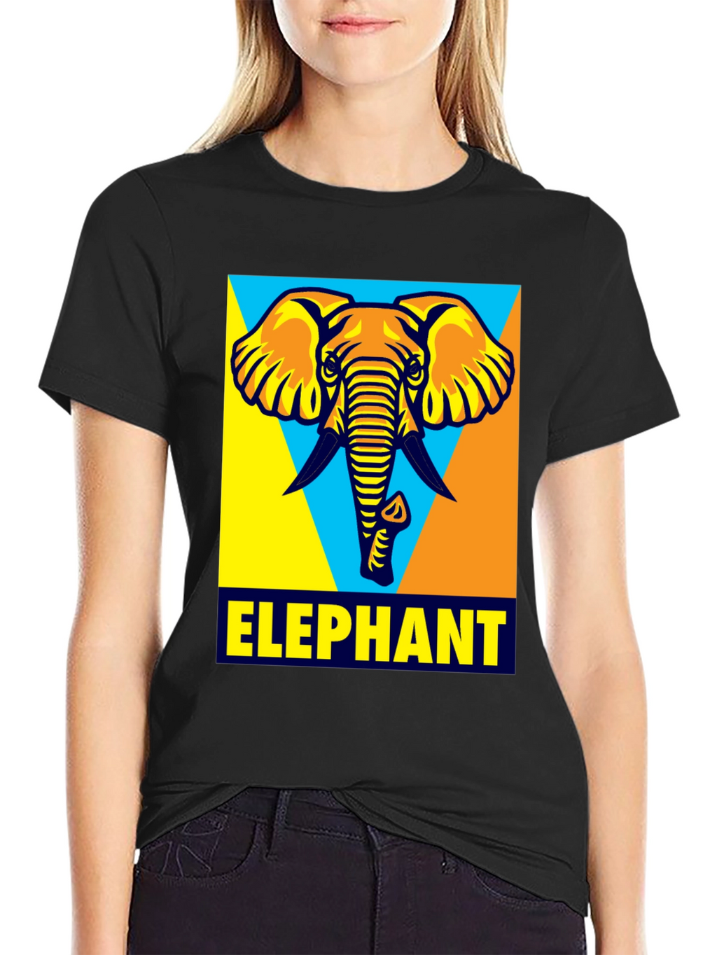 Elephant Graphic T-Shirt - Cool Animal Design