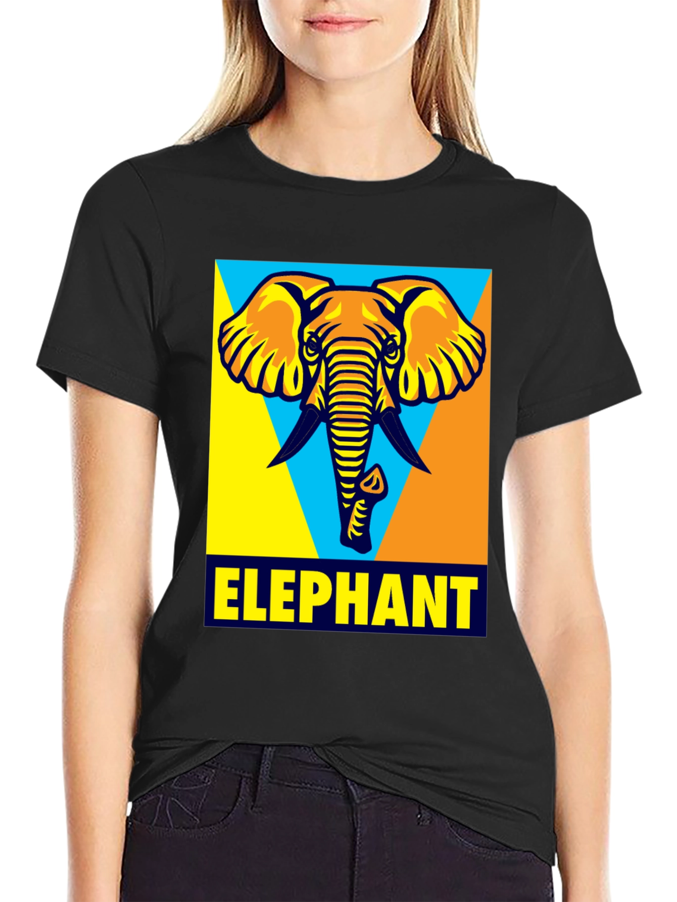 Elephant Graphic T-Shirt - Cool Animal Design
