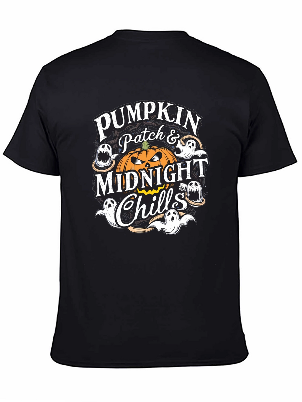 Halloween Pumpkin Patch Midnight Chills T-Shirt