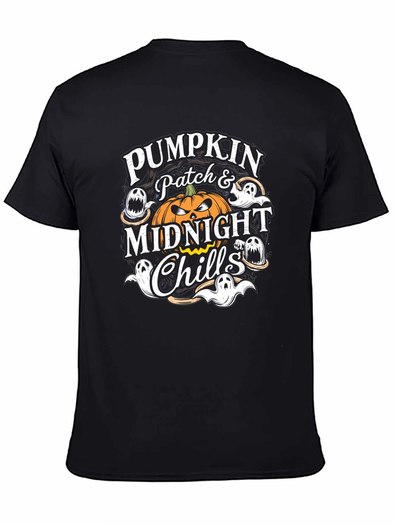 Halloween Pumpkin Patch Midnight Chills T-Shirt