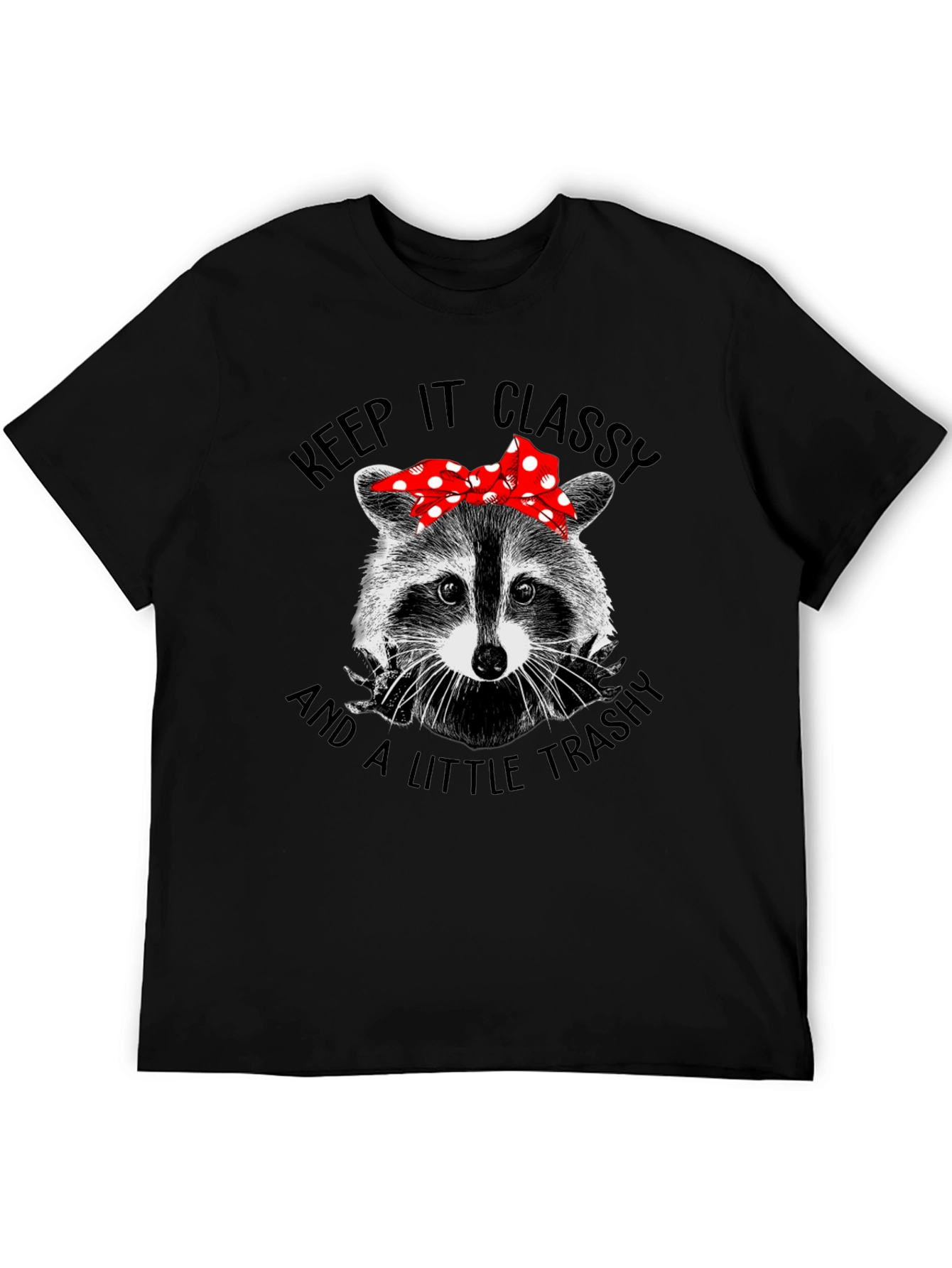 Classy Trashy Raccoon Graphic Tee
