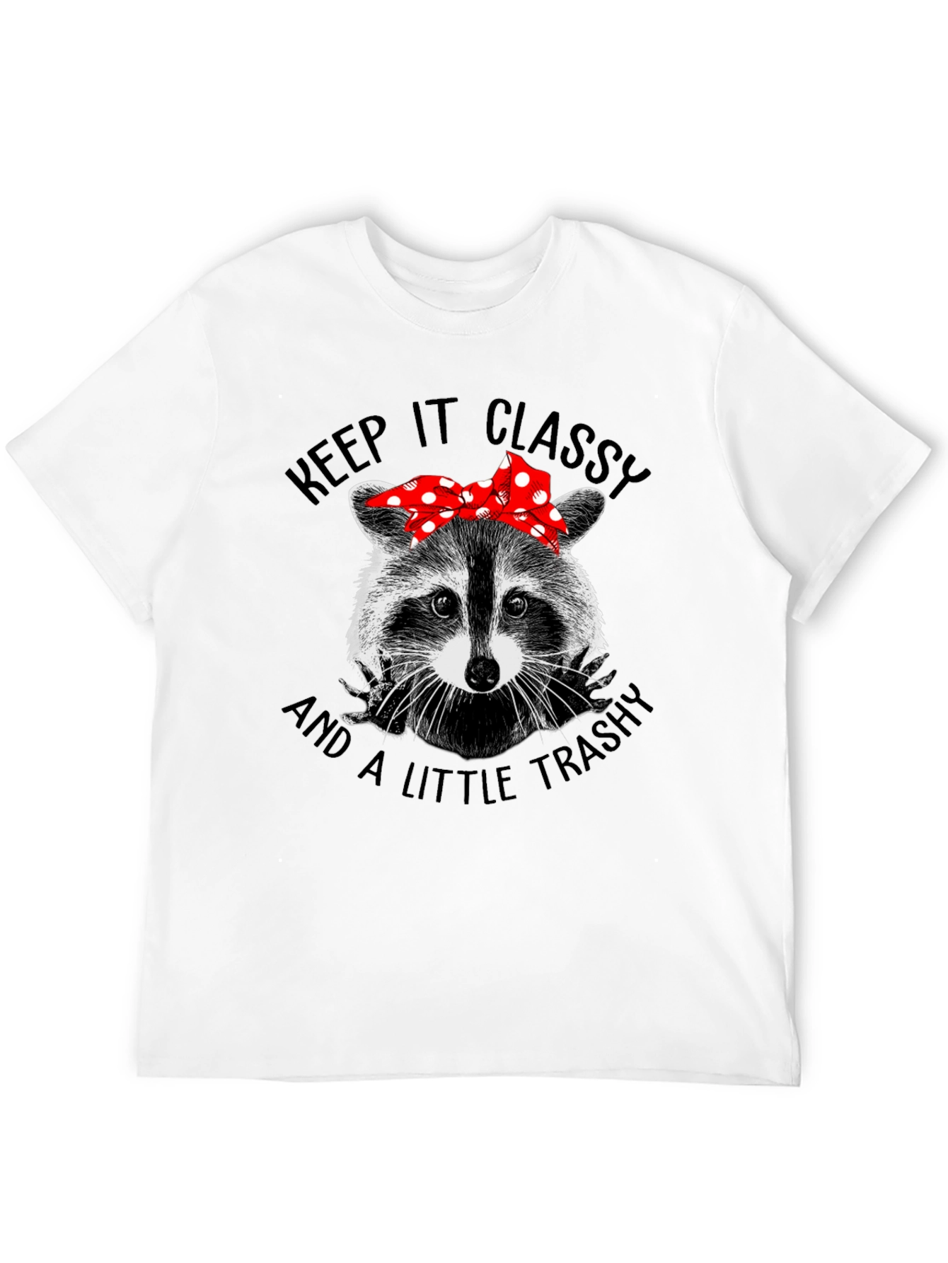 Classy Trashy Raccoon Graphic Tee