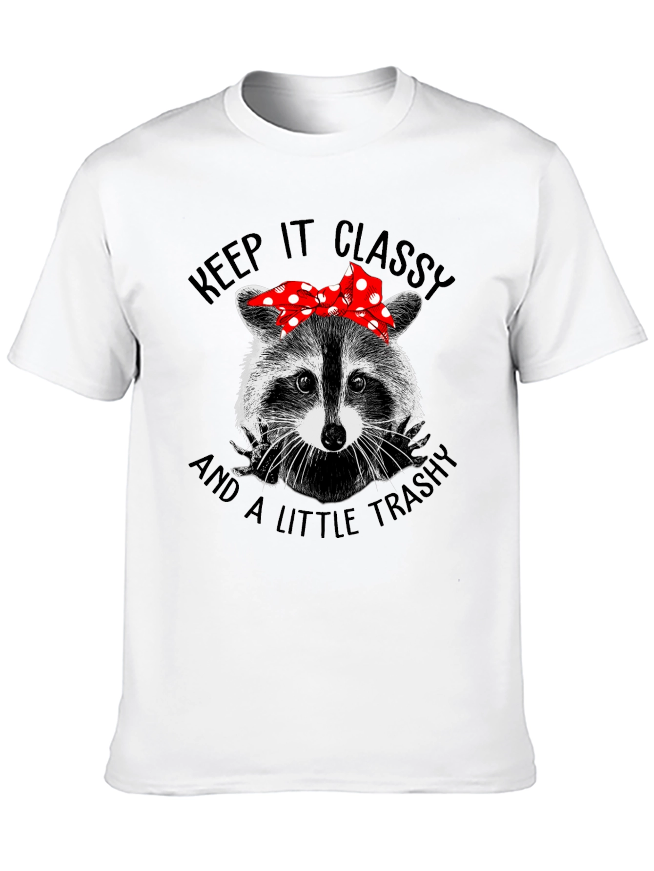 Classy Trashy Raccoon Graphic Tee