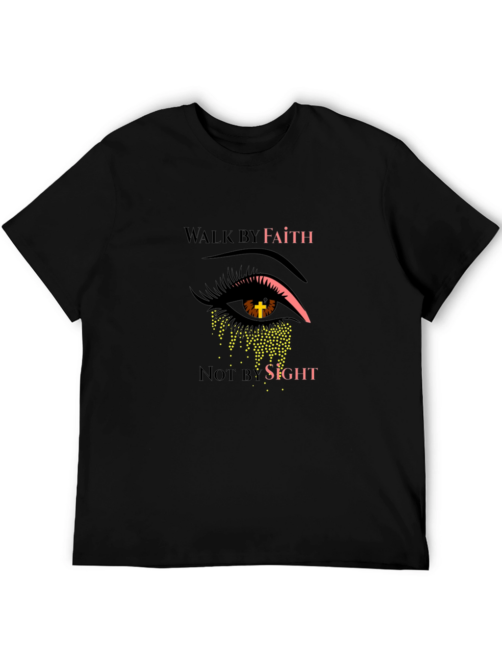 Walk By Faith Graphic Print T-Shirt