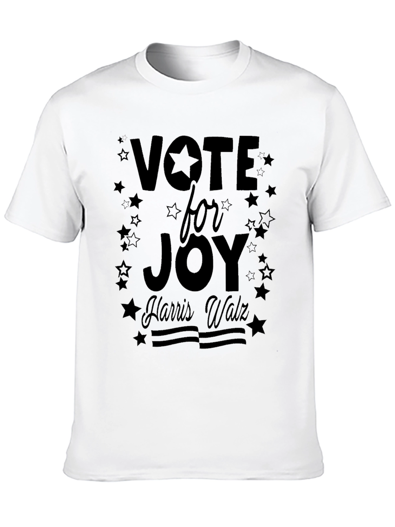 Vote for Joy Harris Walz Black T-Shirt