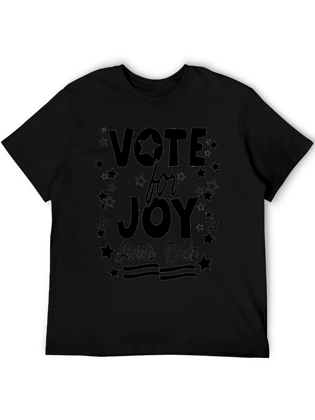 Vote for Joy Harris Walz Black T-Shirt