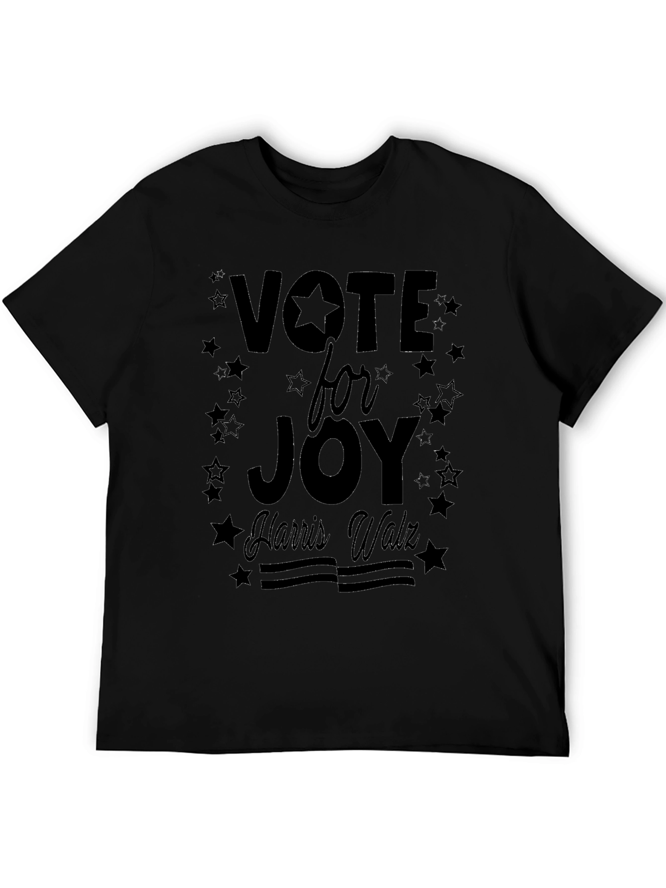 Vote for Joy Harris Walz Black T-Shirt
