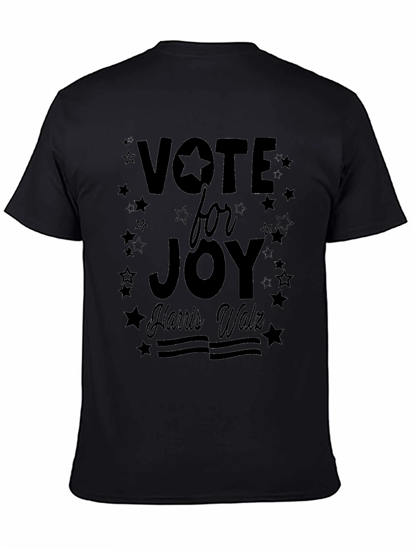 Vote for Joy Harris Walz Black T-Shirt