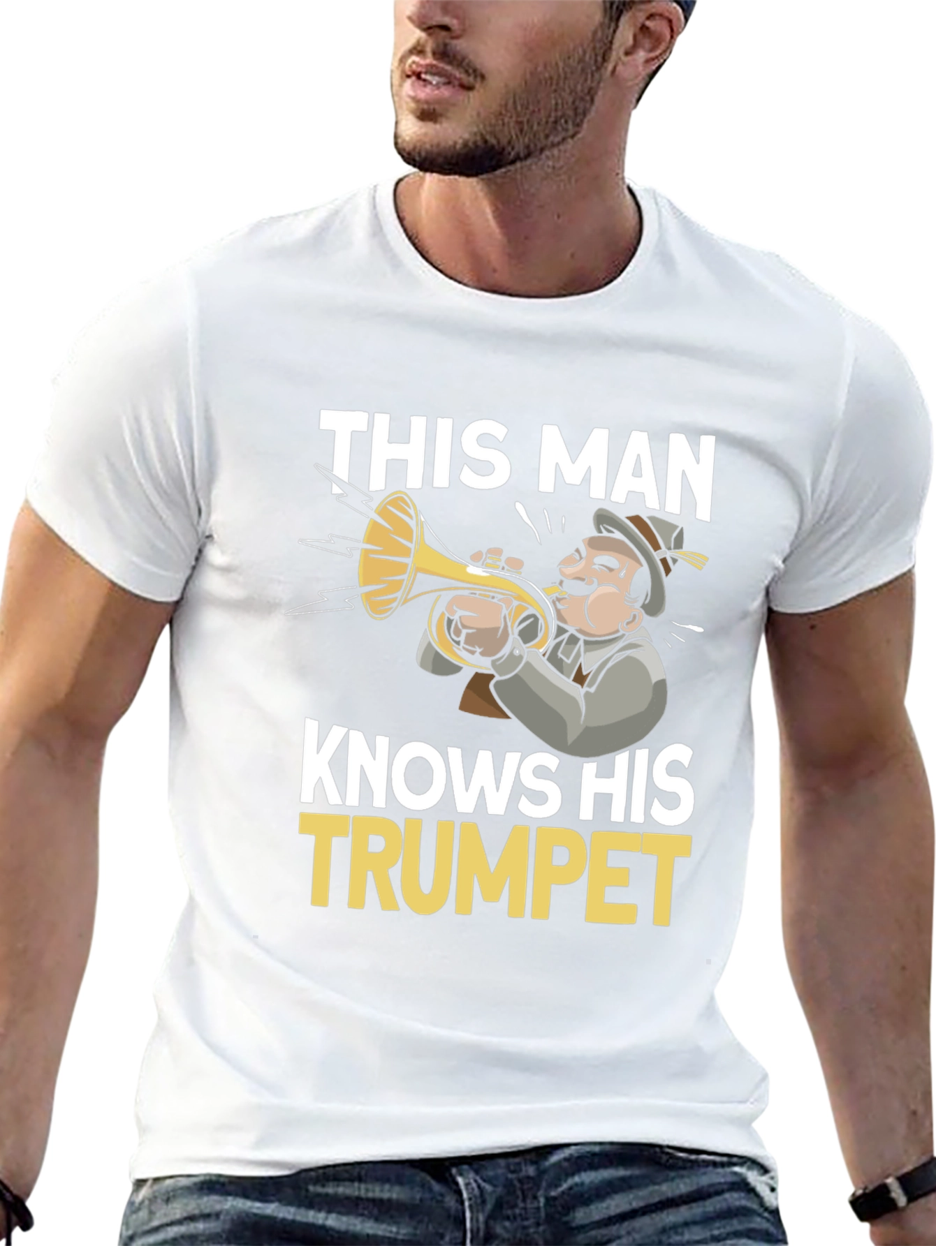 This Man Knows His Trumpet T-Shirt