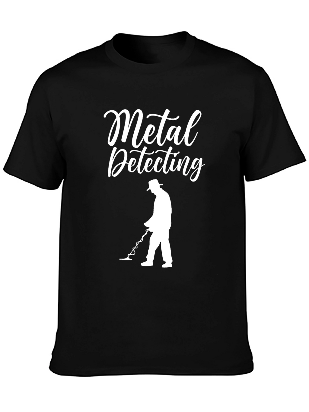 Metal Detecting Black T-Shirt