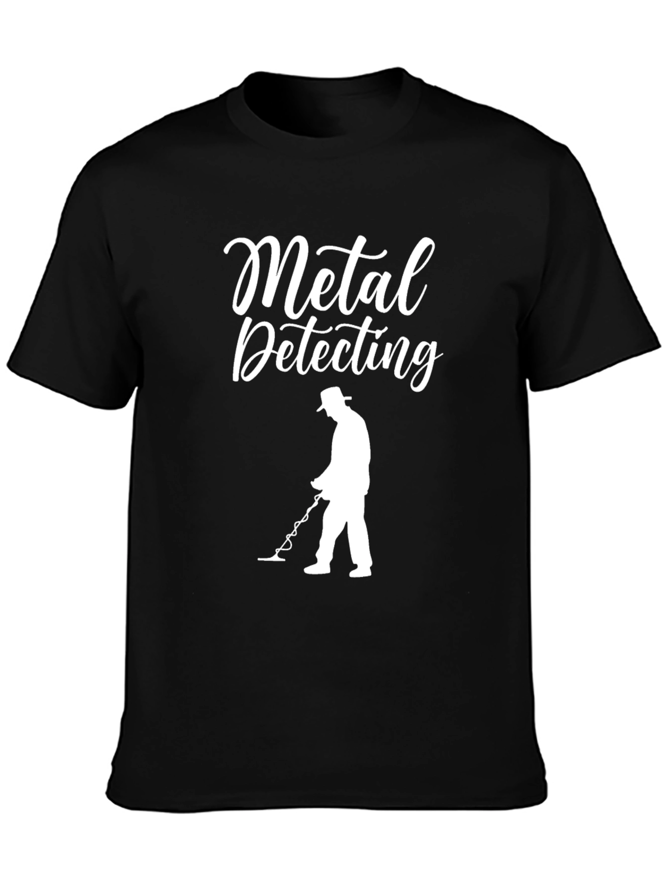 Metal Detecting Black T-Shirt