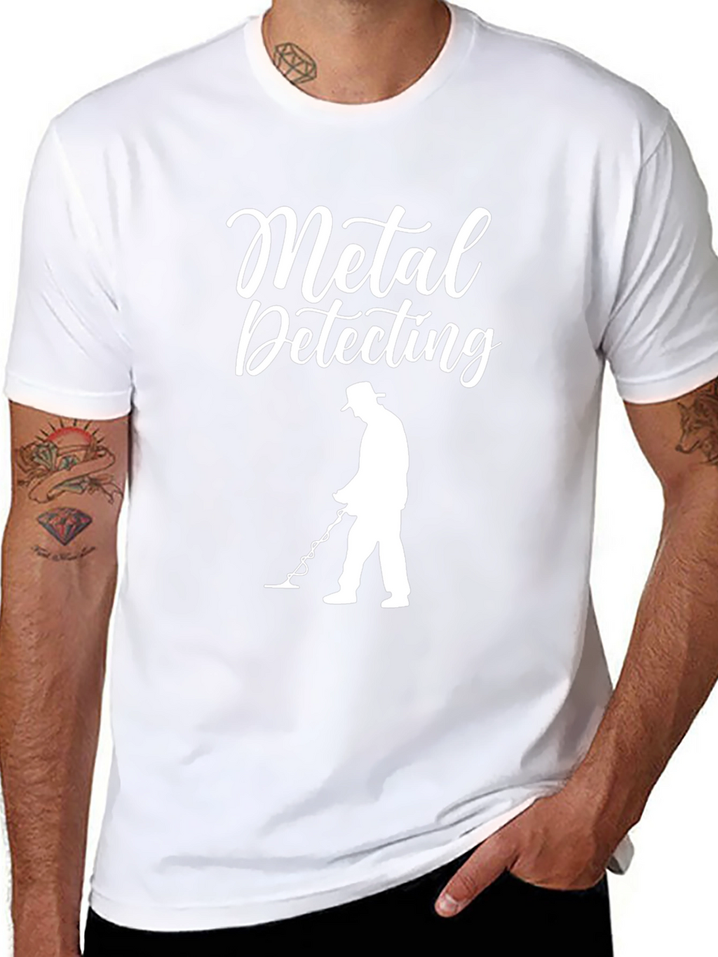 Metal Detecting Black T-Shirt